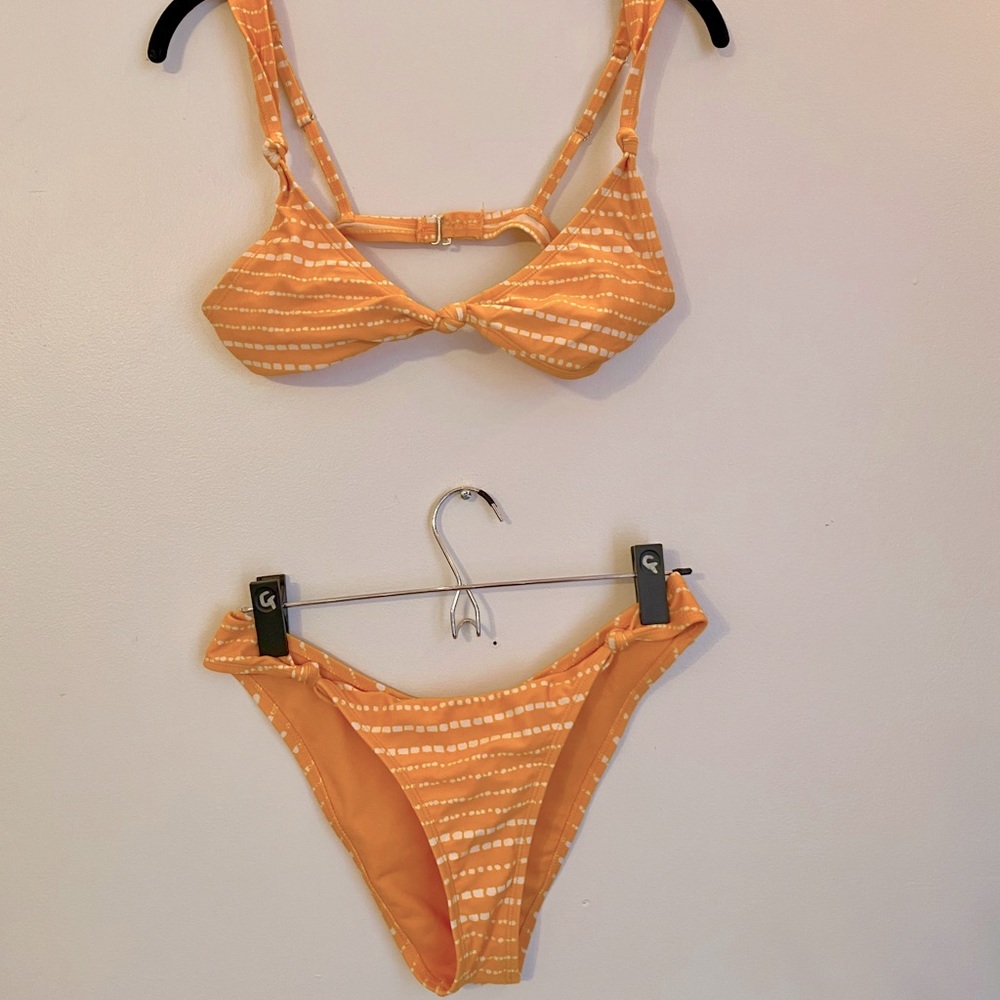 Yellow High-cut Bikini